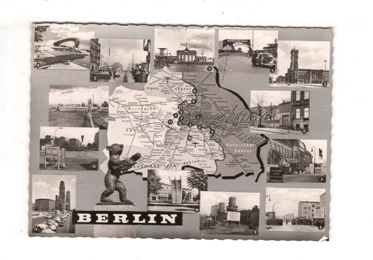 Ansichtskarte Berlin / Übergang Friedrichstraße +++ / I1-66