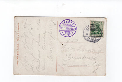 Ansichtskarte Urfttalsperre bei Gemünd / Eifel - 1909