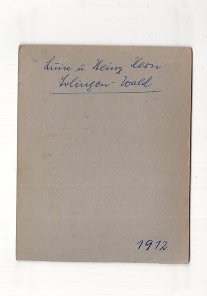 Fotografie Niedliche kleine Kinder / benannt - Solingen 1912