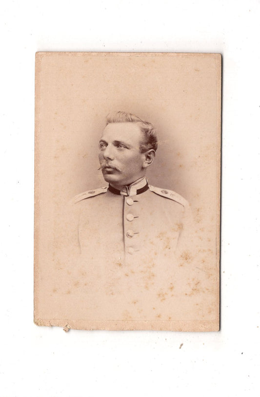 Fotografie Soldat - Bremen / Oldenburg +++ 1880er / CDV M1-05