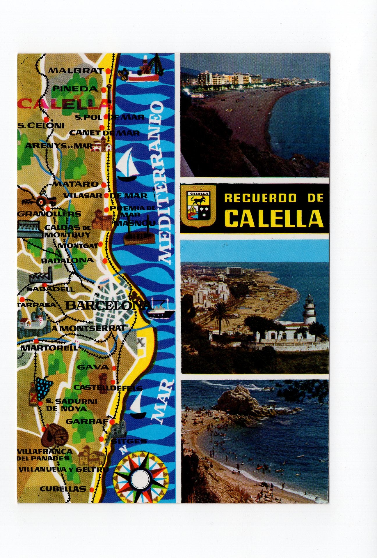 Ansichtskarte Calella / Spanien