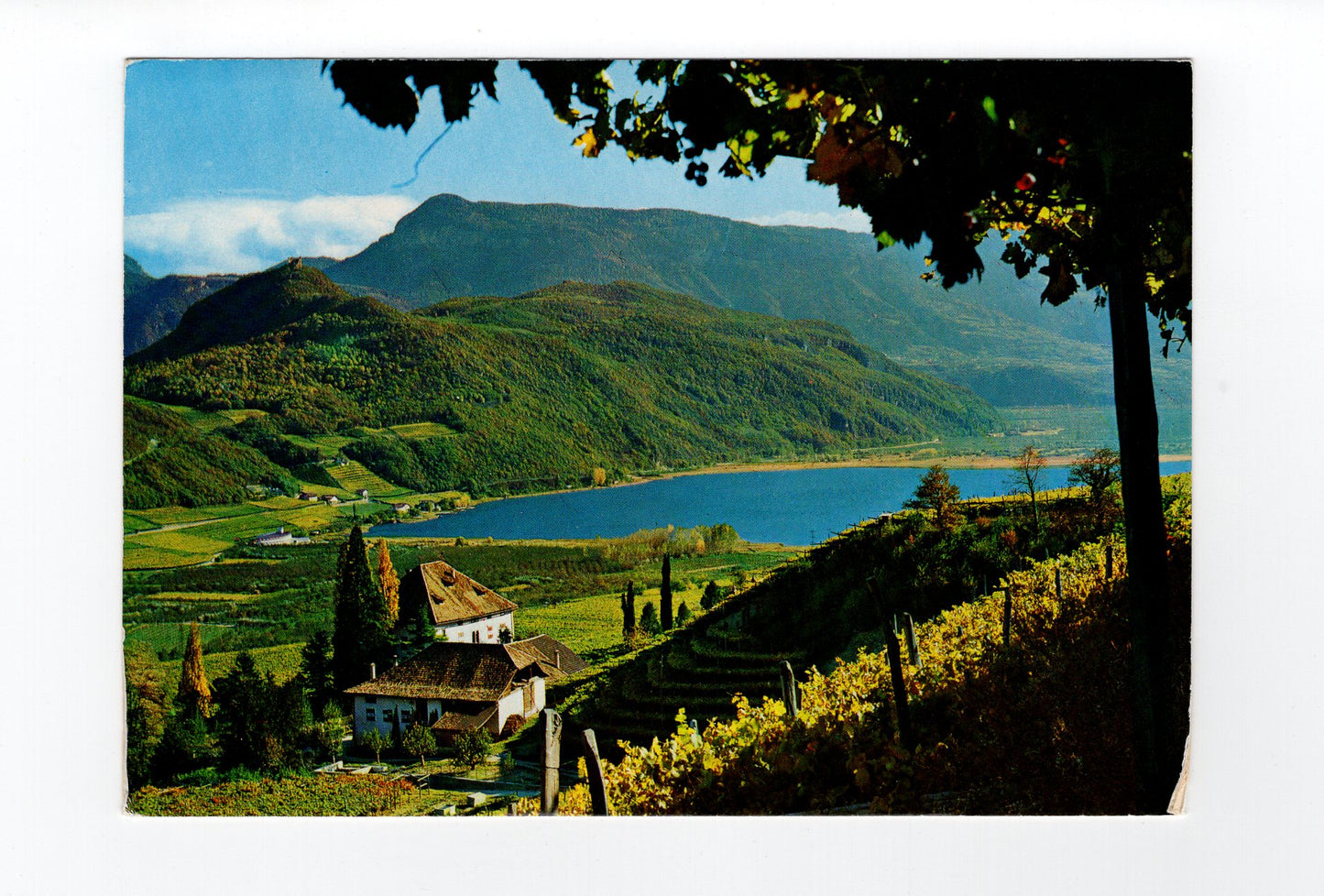 Ansichtskarte Schloss Ringberg / Kalterer See bei Bozen / Südtirol / Italien