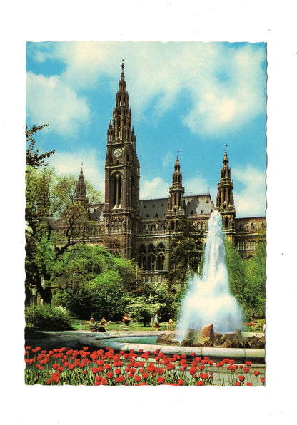 Ansichtskarte Wien / Rathaus / Österreich