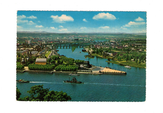 Ansichtskarte Koblenz am Rhein / Deutsches Eck