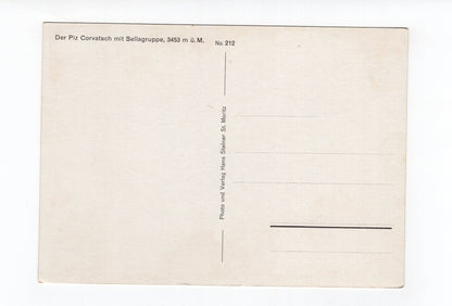 Ansichtskarte Der Piz Corvatsch mit Sellagruppe / Schweiz