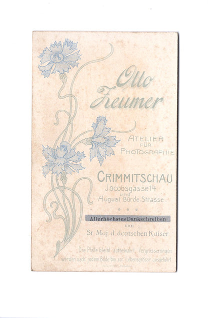 Fotografie Damenportrait - Crimmitschau 1890er