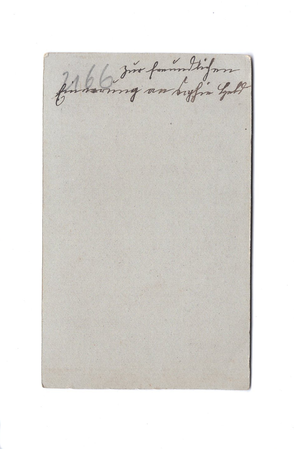 Fotografie Damenportrait mit Widmung - Freiburg im Breisgau um 1900