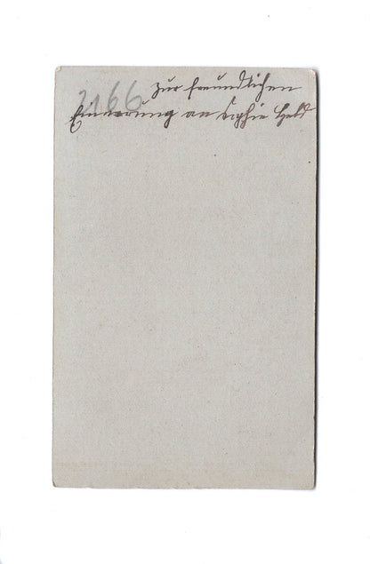 Fotografie Damenportrait mit Widmung - Freiburg im Breisgau um 1900