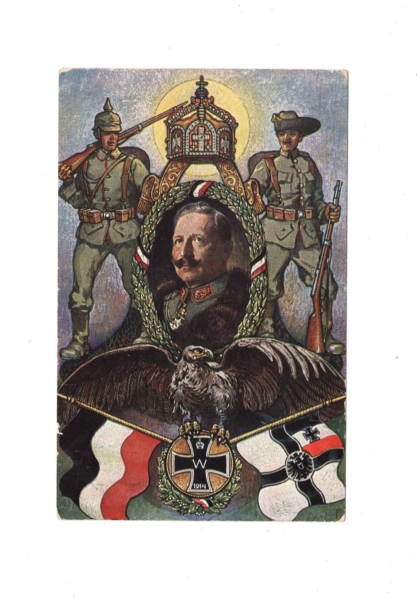 Ansichtskarte / Kolonialkriegerdank - 1915