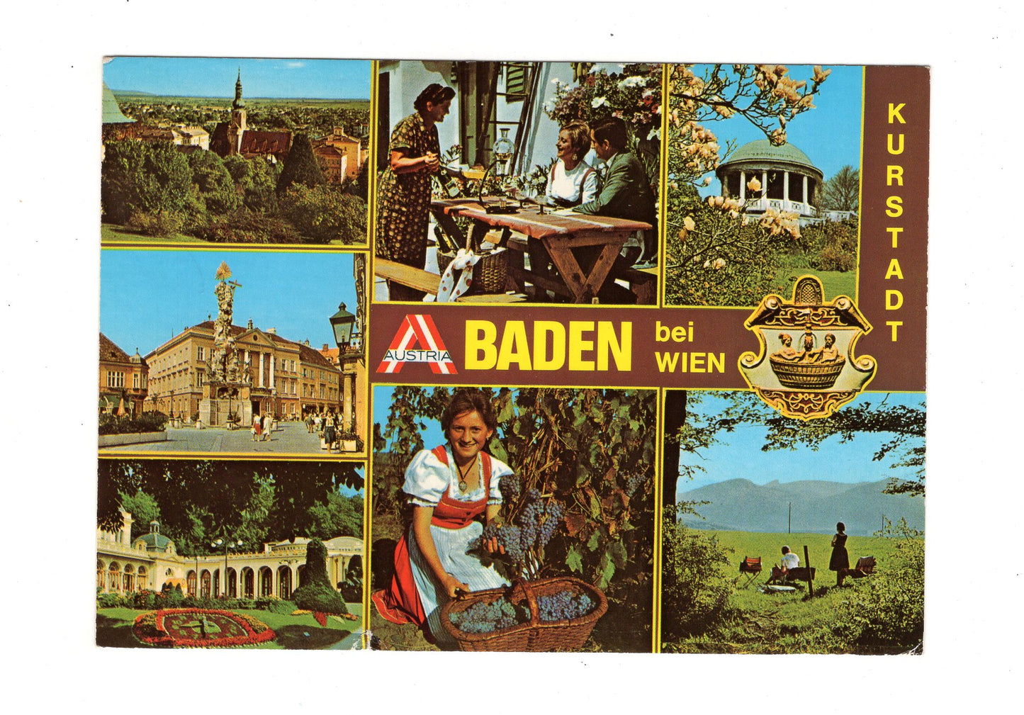 Ansichtskarte Kurstadt Baden bei Wien / Österreich