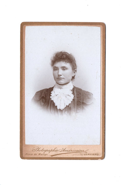 Fotografie Damenportrait - Verviers 1890er