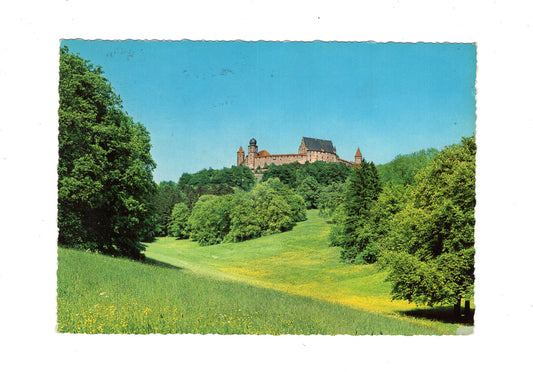Ansichtskarte Coburg / Hofgarten mit Veste