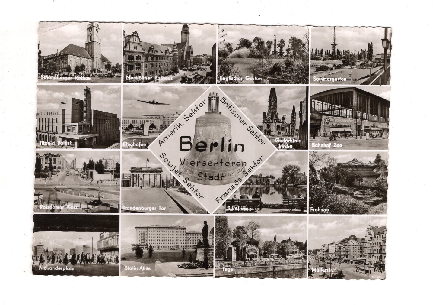 Ansichtskarte Berlin / Vier-Sektoren-Stadt / I1-66