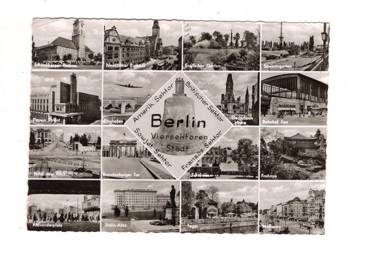 Ansichtskarte Berlin / Vier-Sektoren-Stadt / I1-66