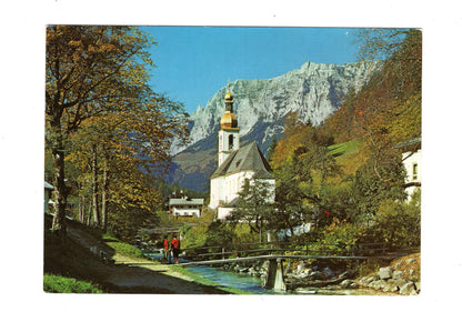 Ansichtskarte Kirchlein in Ramsau / Oberbayern