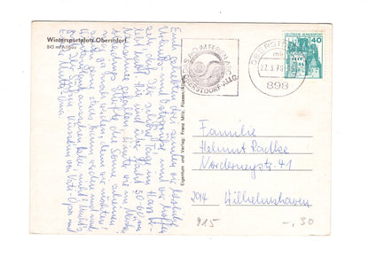 Ansichtskarte Oberstdorf im Allgäu / H1-54