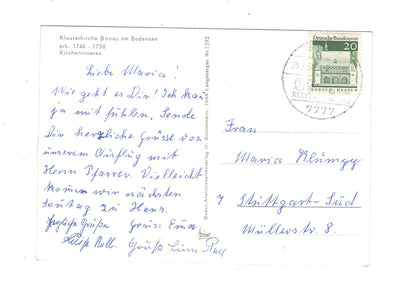Ansichtskarte Klosterkirche Birnau am Bodensee / J1-65