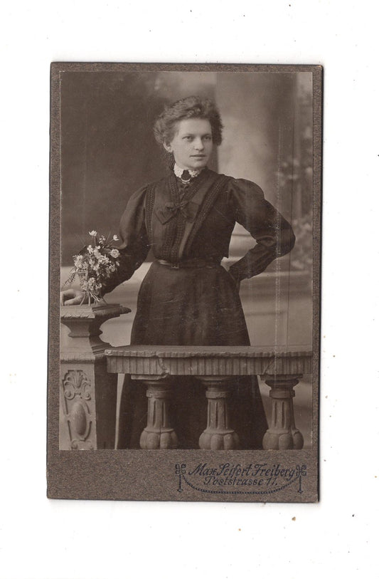 Fotografie Feine Dame - Freiberg 1900er