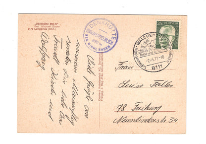 Ansichtskarte Denkhütte / Lenggries / Oberbayern / H1-70