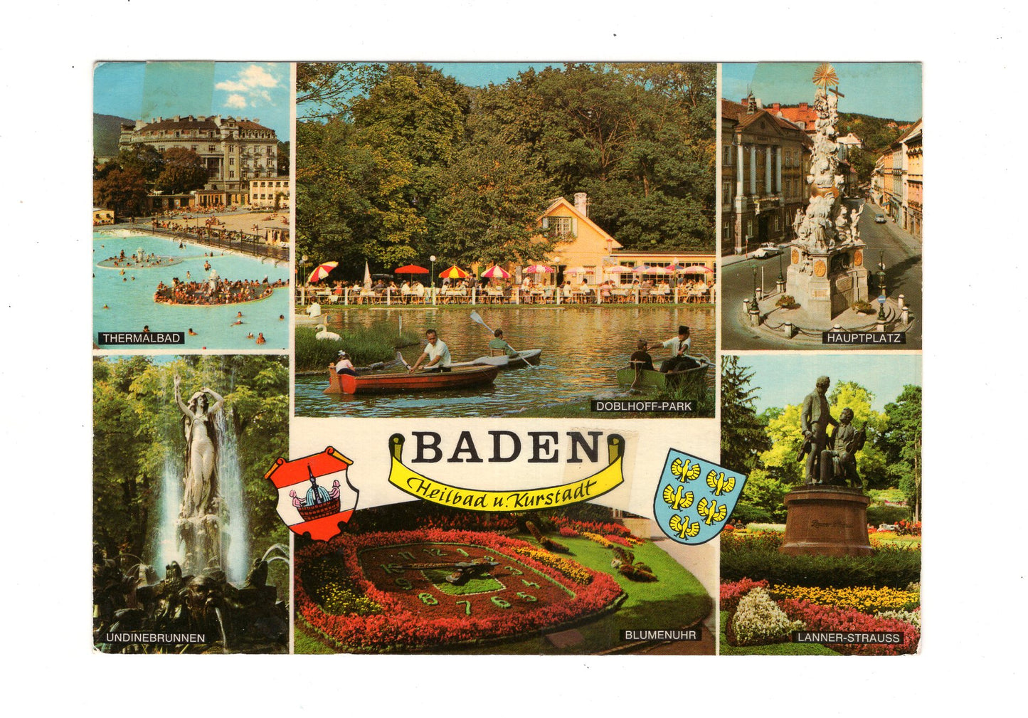 Ansichtskarte Kurstadt Baden bei Wien / Österreich