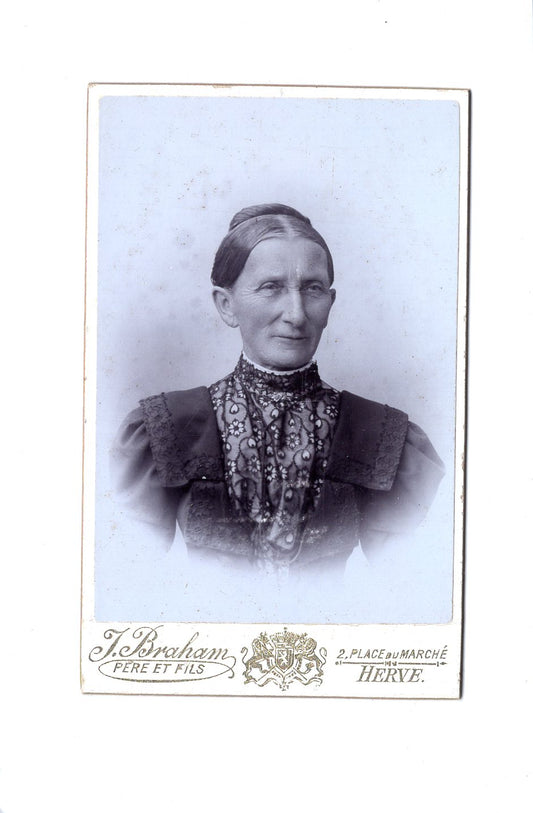 Fotografie Damenportrait - Herve 1890er