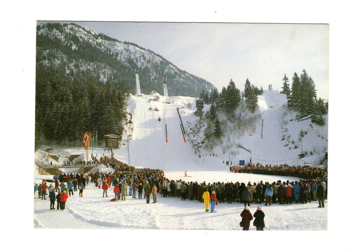 Ansichtskarte Schattenberg-Schanzen / Oberstdorf im Allgäu / H1-54