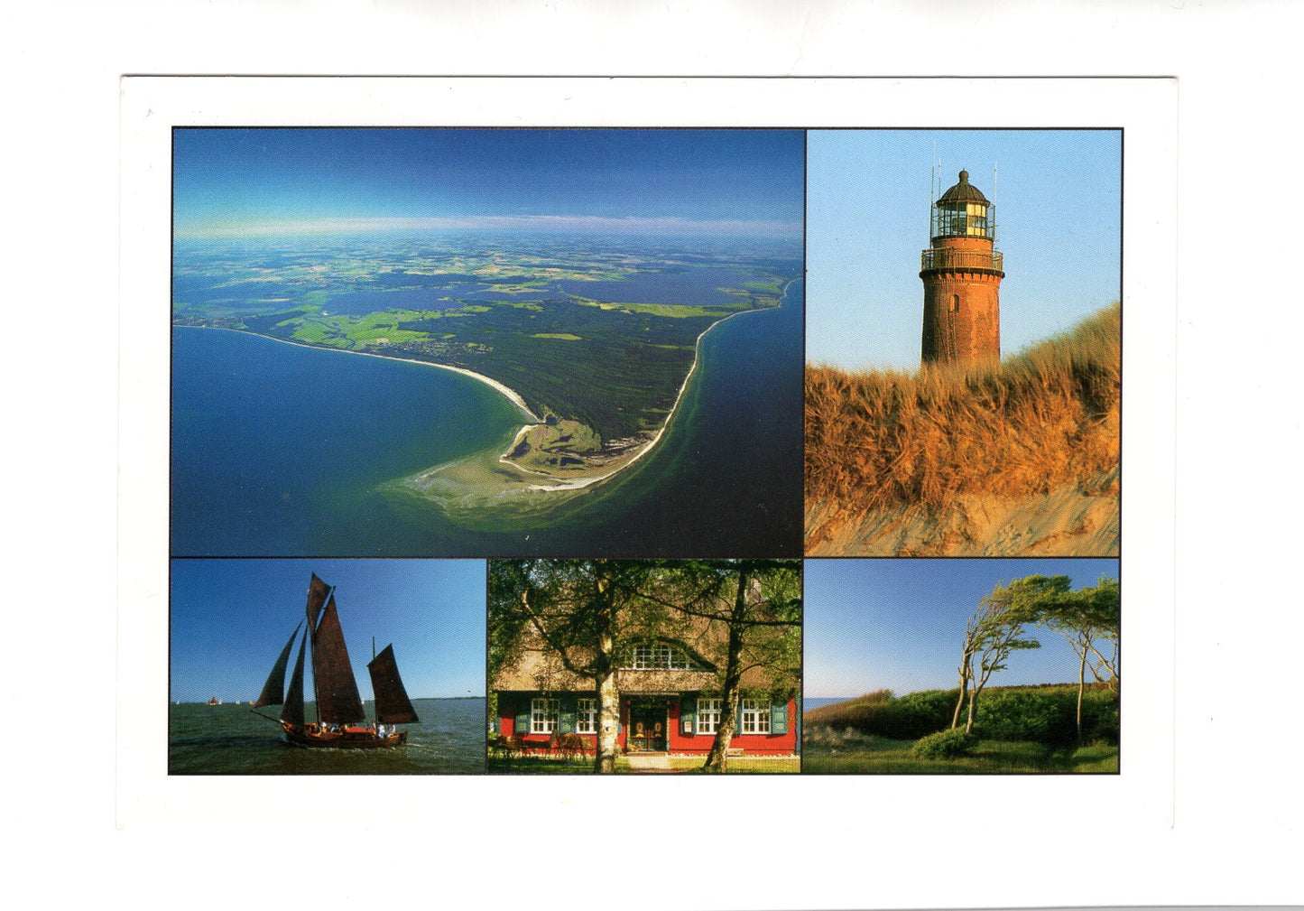 Ansichtskarte Ostseehalbinsel Fischland - Darß - Zingst