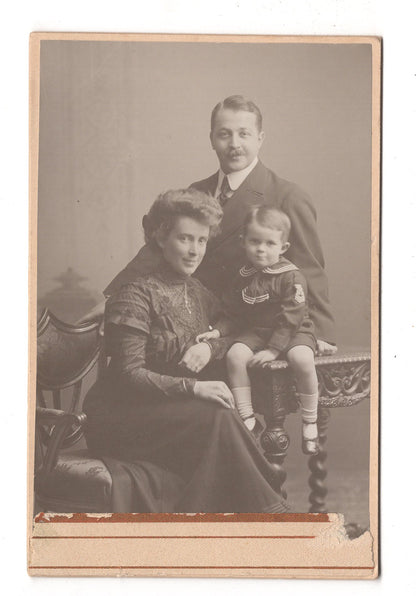Fotografie Schönes Familienbild - Kopenhagen 1910er / CAB X-35