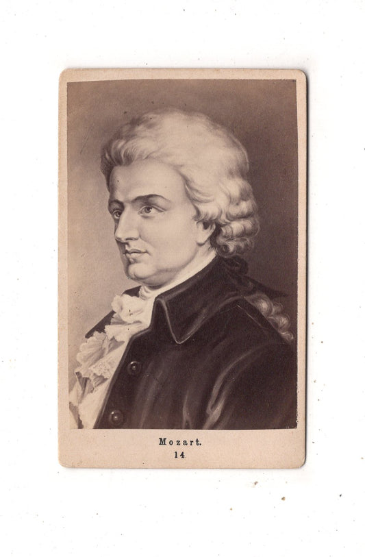 Fotografie Kunst / Wolfgang Amadeus Mozart - 1870er