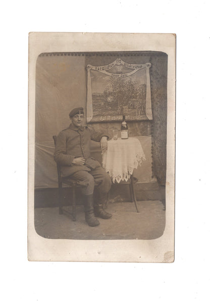 Ansichtskarte / Foto Portraitfoto Soldat - 1917