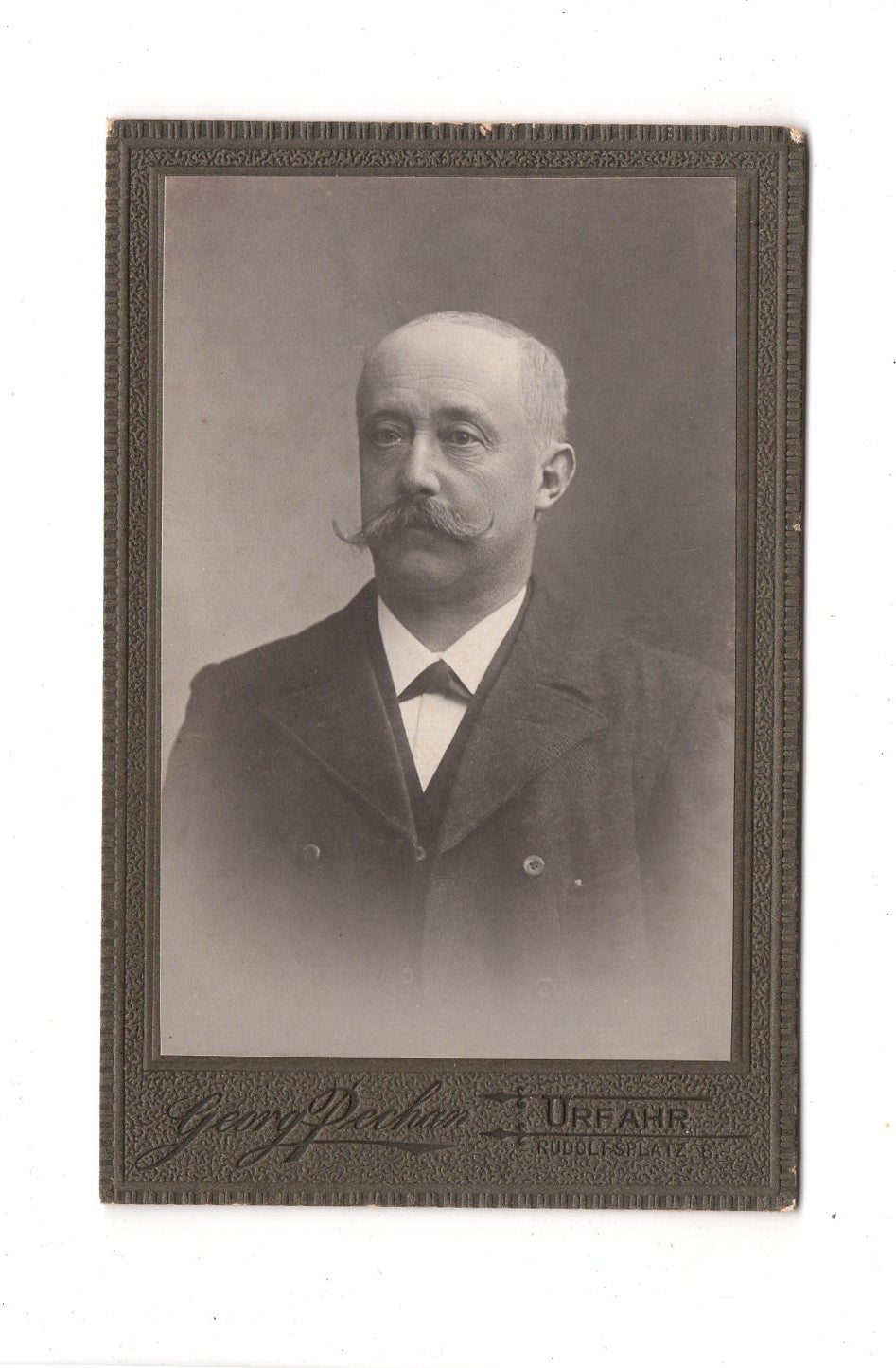Fotografie Herrenportrait - Urfahr 1910 / CDV C1-20