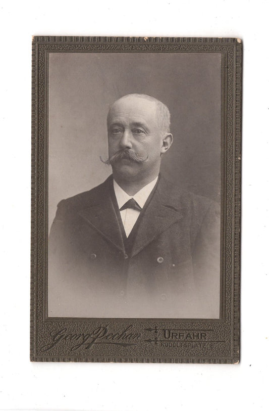 Fotografie Herrenportrait - Urfahr 1910 / CDV C1-20