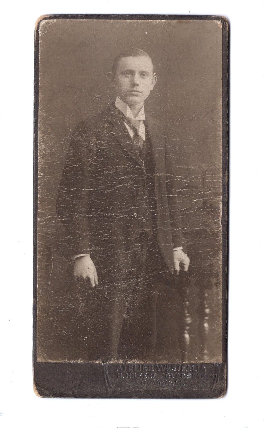 Fotografie Feiner Herr - Gladbeck 1910er