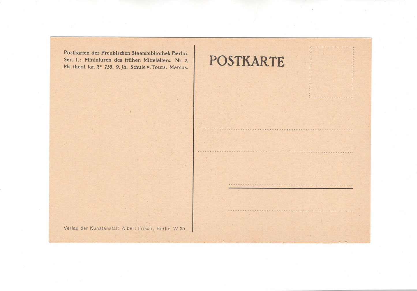 Ansichtskarte / Kunst Postkarte der Preußischen Staatsbibliothek Berlin