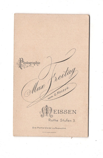 Fotografie Schönes Kinderbild / Baby - Meißen 1890er / CDV N1-08