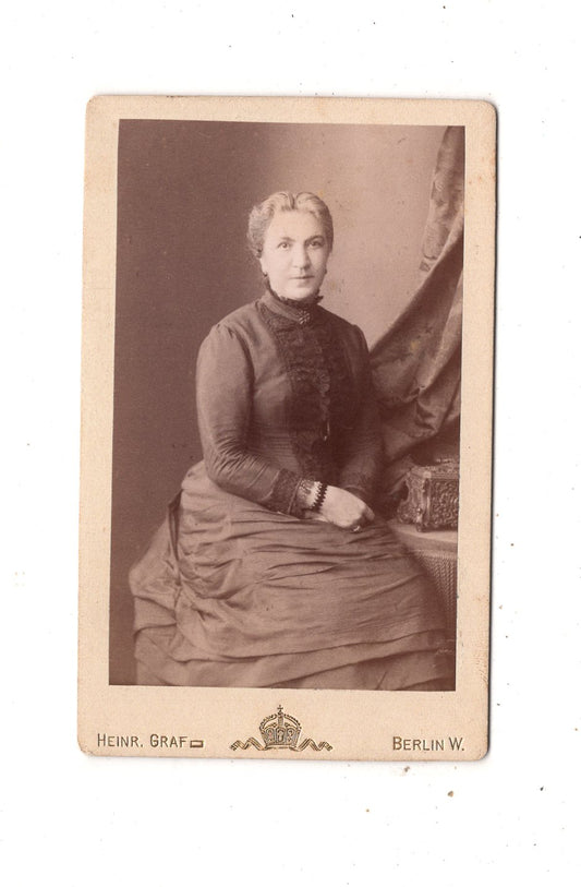Fotografie Feine Dame - Berlin 1880er