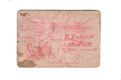 Fotografie Soldat / Soldatenportrait - Berlin-Spandau 1880er