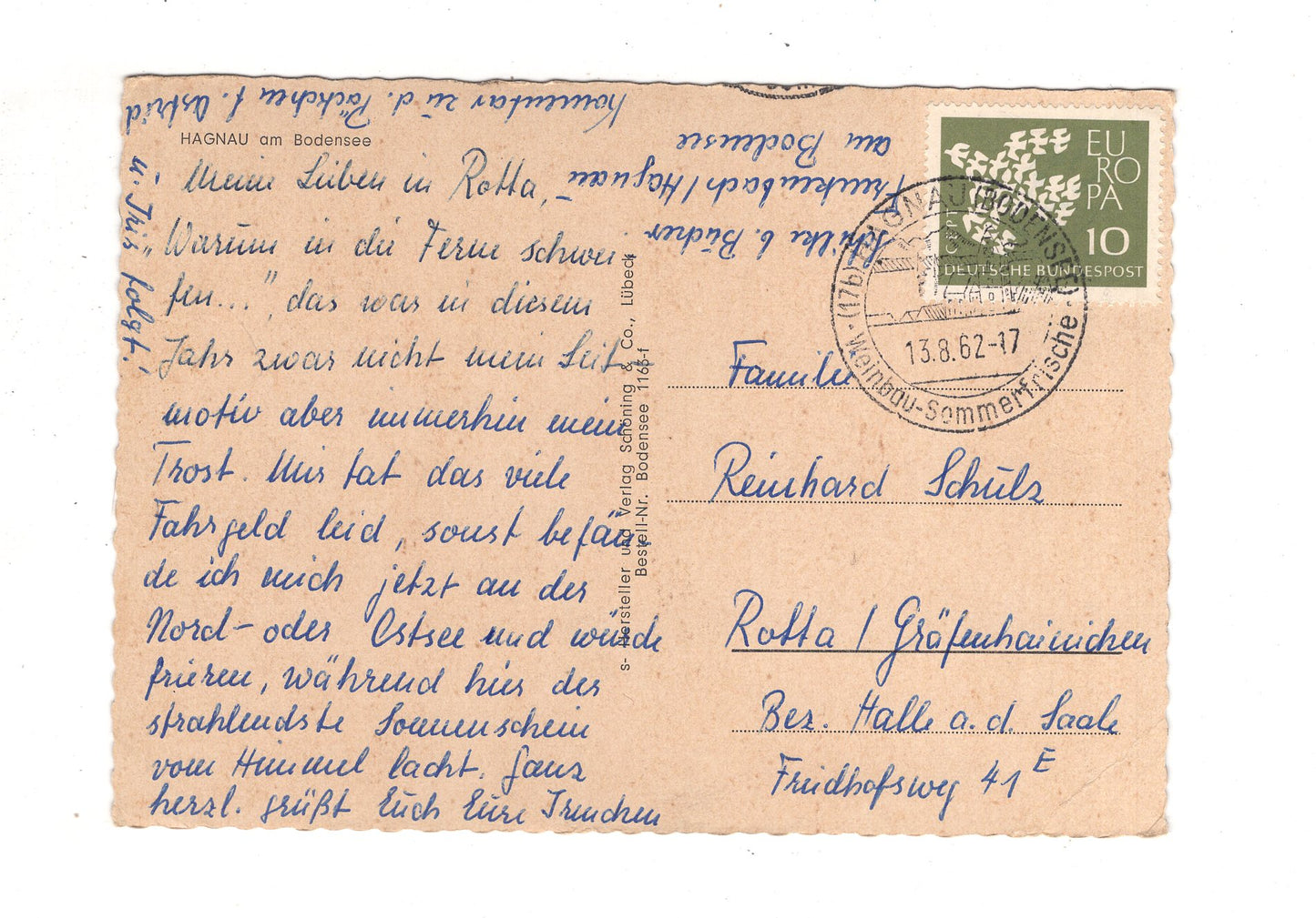 Ansichtskarte Hagnau am Bodensee / J1-65