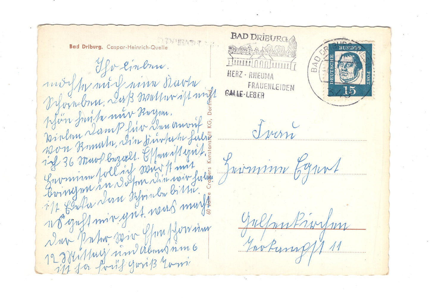 Ansichtskarte Bad Driburg / Caspar-Heinrich-Quelle