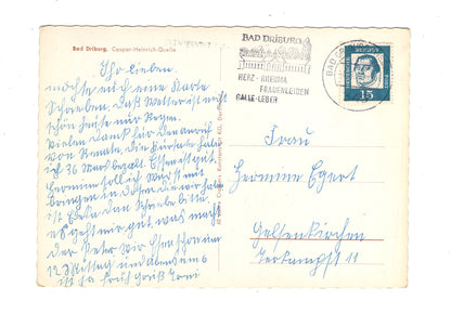 Ansichtskarte Bad Driburg / Caspar-Heinrich-Quelle
