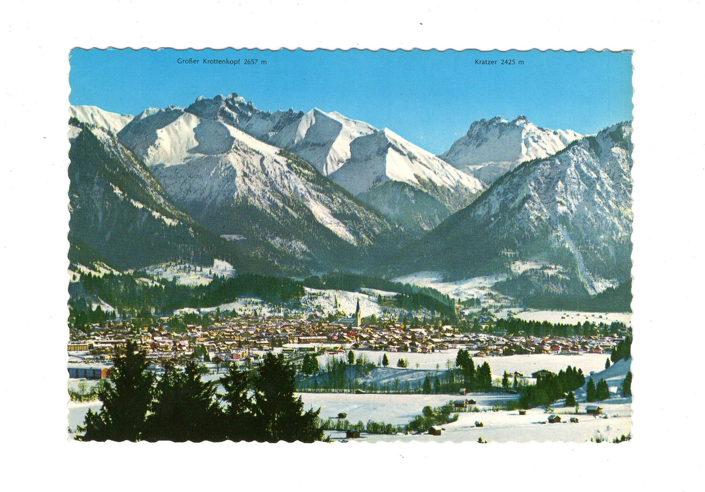 Ansichtskarte Oberstdorf in den Allgäuer Alpen / H1-54