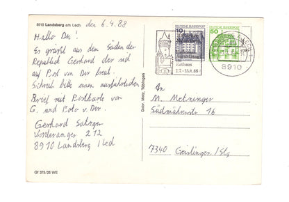 Ansichtskarte Landsberg am Lech