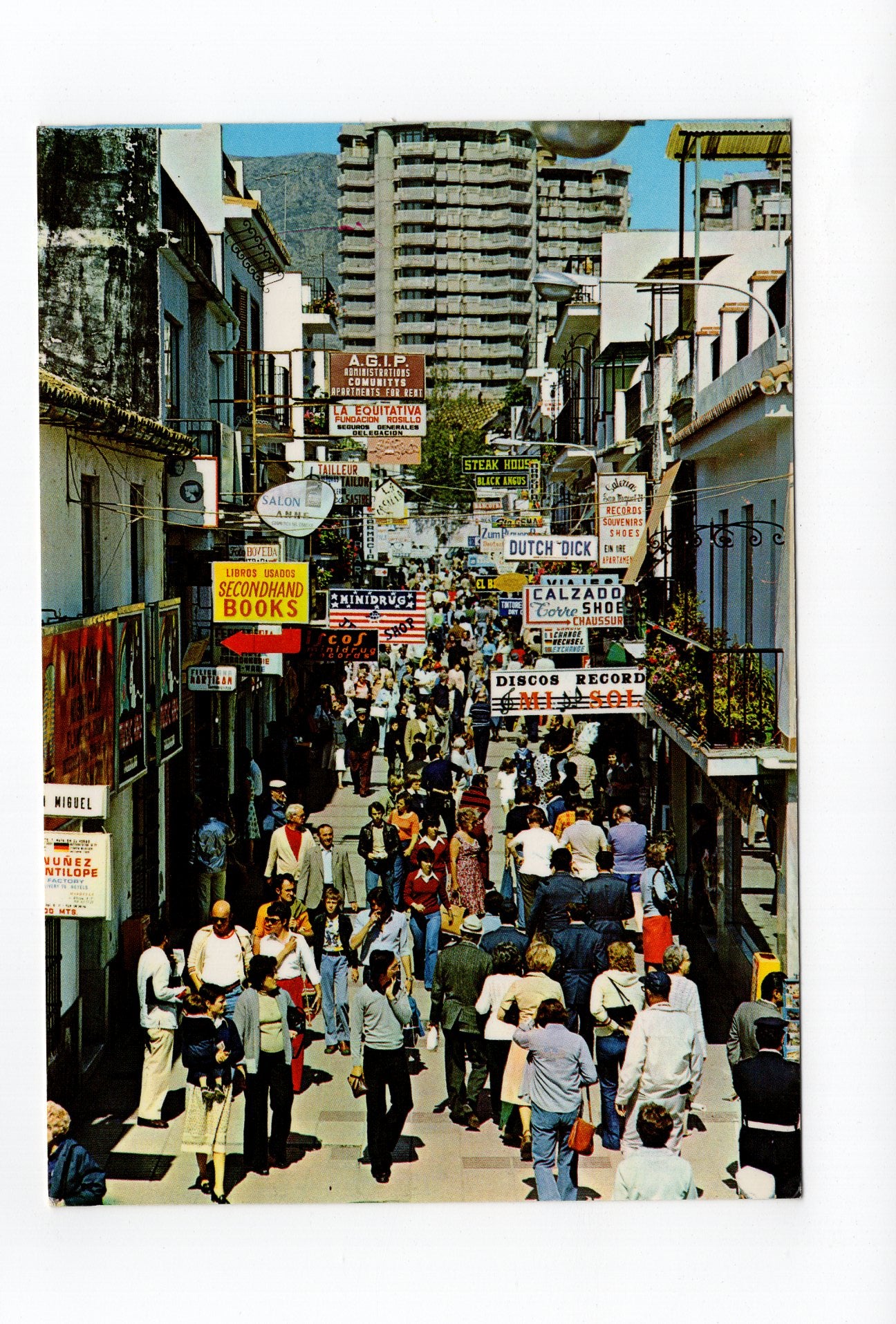 Ansichtskarte Torremolinos / Calle San Miguel / Costa del Sol / Spanien