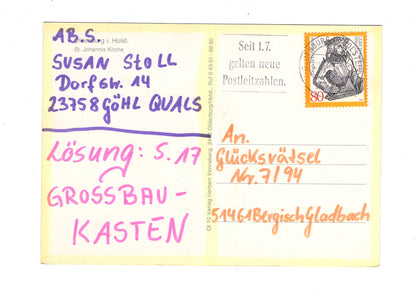 Ansichtskarte Oldenburg in Holstein / St. Johannis Kirche