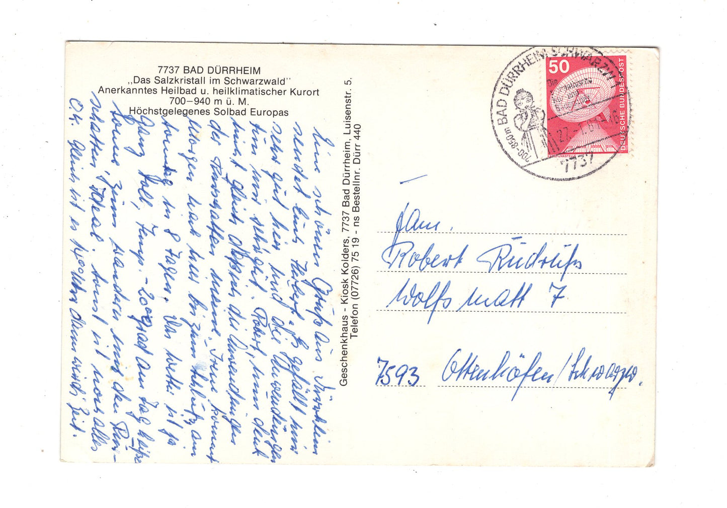 Ansichtskarte Bad Dürrheim im Schwarzwald / Kurhaus +++ / K1-57