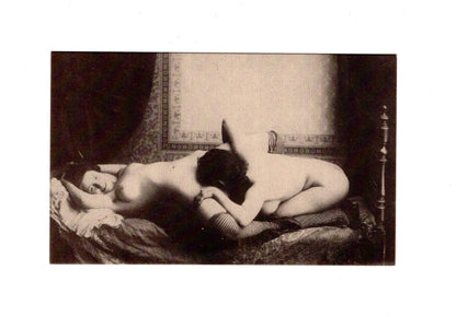 Ansichtskarte Akt / Erotik / Erotische Szene