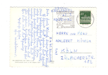 Ansichtskarte Oberstdorf in den Allgäuer Alpen / H1-54