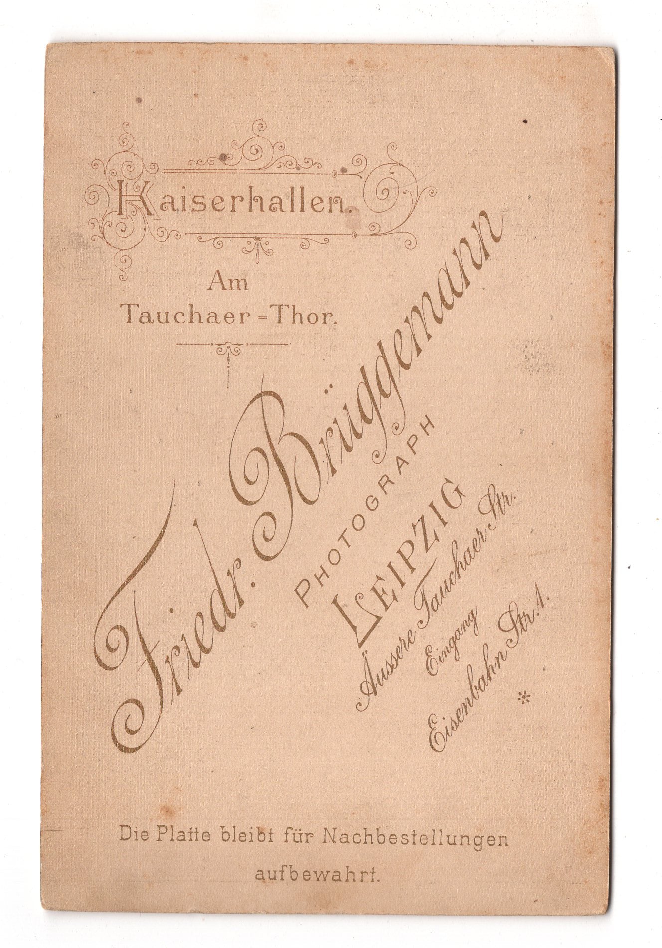 Fotografie Schönes Familienbild - Leipzig 1890er / CAB X-35