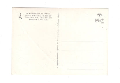 Ansichtskarte Lübeck / Marienkirche