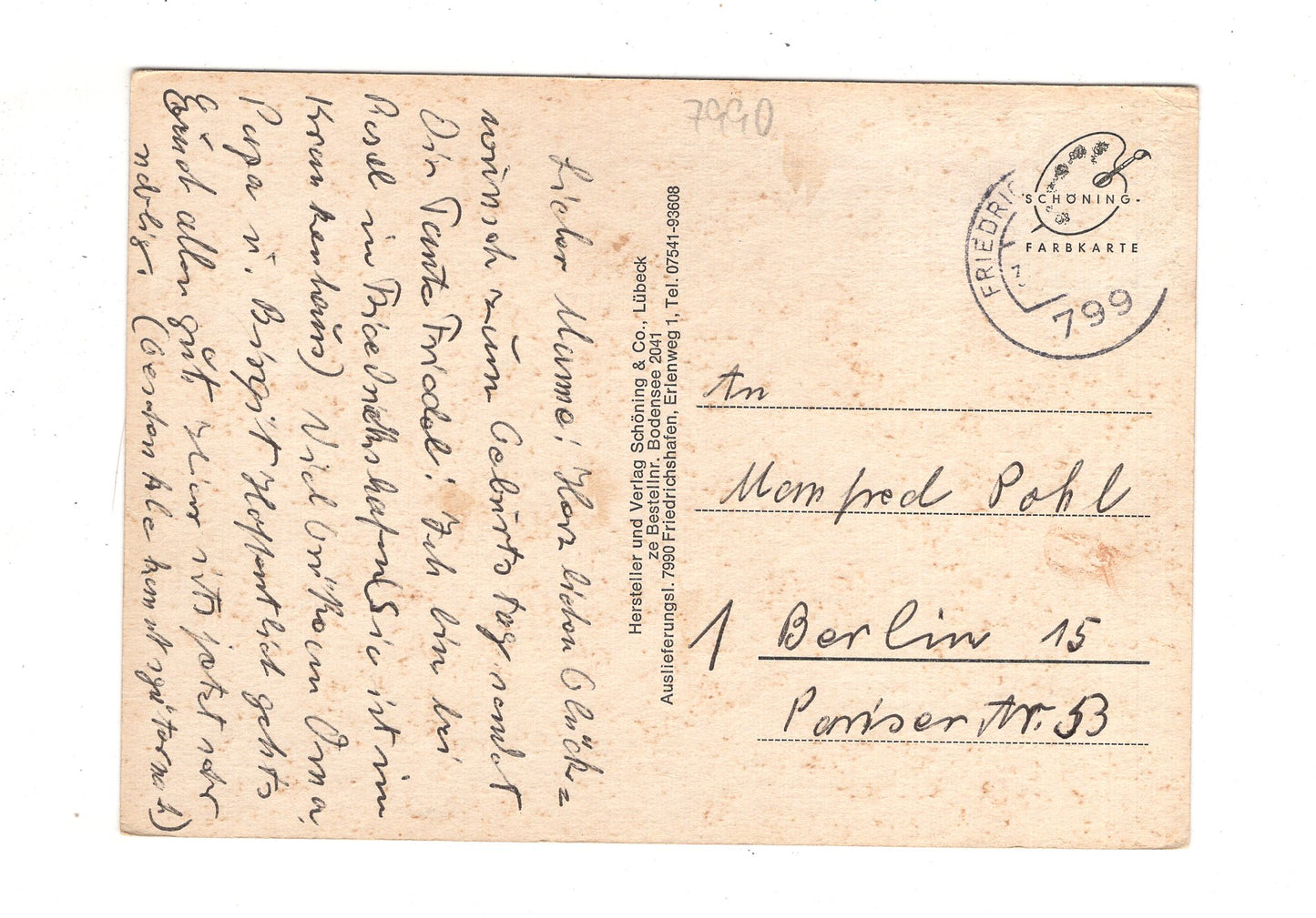 Ansichtskarte Friedrichshafen am Bodensee / J1-65